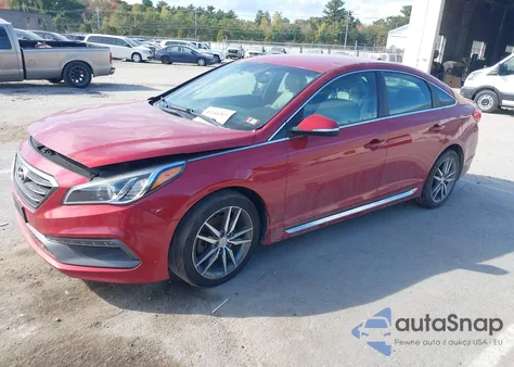 2017 Hyundai Sonata Sport 2.0T from USA, damaged, VIN 5NPE34AB3HH544706